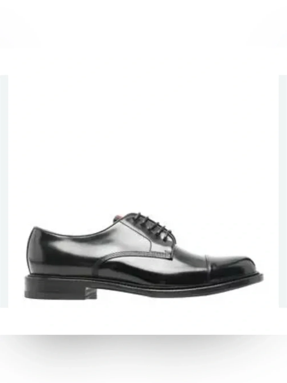 Gucci Black Jasper Leather Derby Dress Shoes. Size 11.5 fits 12 US